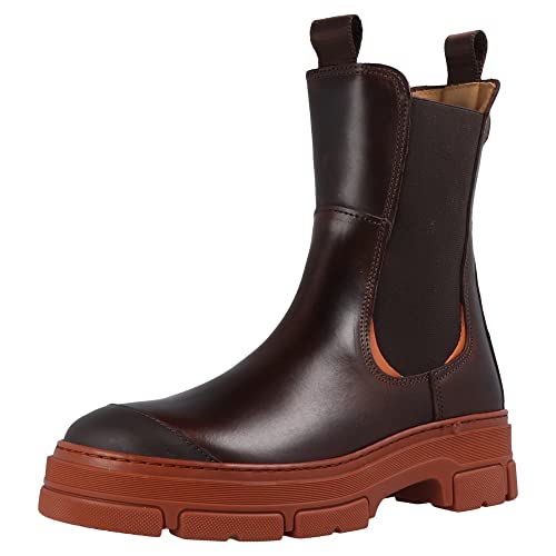 GANT FOOTWEAR Damen MONTHIKE Halblange Stiefel, dk Brown/orange, 39 EU von GANT