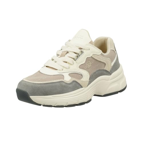 GANT FOOTWEAR Damen NEUWILL Sneaker, Taupe/Gray, 40 EU von GANT