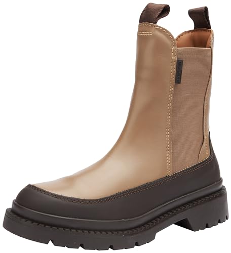 GANT FOOTWEAR Damen PREPNOVO Chelsea-Stiefel, Taupe, 38 EU von GANT FOOTWEAR