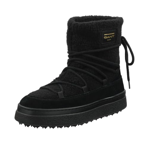 GANT FOOTWEAR Damen SNOWHILL Stiefelette, Black, 39 EU GANT FOOTWEAR Damen SNOWHILL Stiefelette, Black, 39 EU von GANT