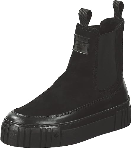 GANT FOOTWEAR Damen SNOWMONT Chelsea-Stiefel, Black, 40 EU von GANT