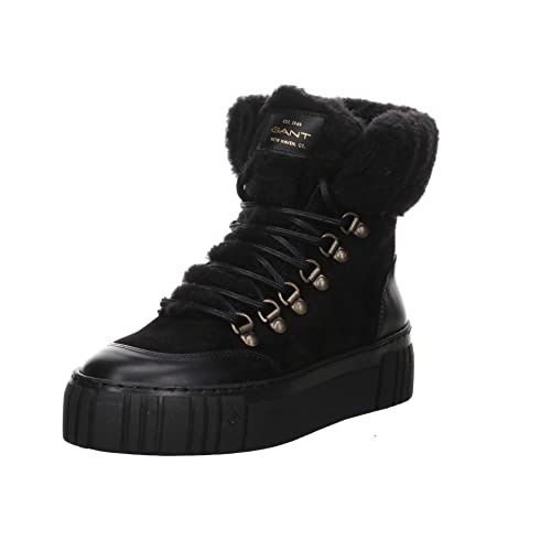 GANT FOOTWEAR Damen SNOWMONT Halblange Stiefel, Black, 36 EU GANT FOOTWEAR Damen SNOWMONT Halblange Stiefel, Black, 36 EU von GANT