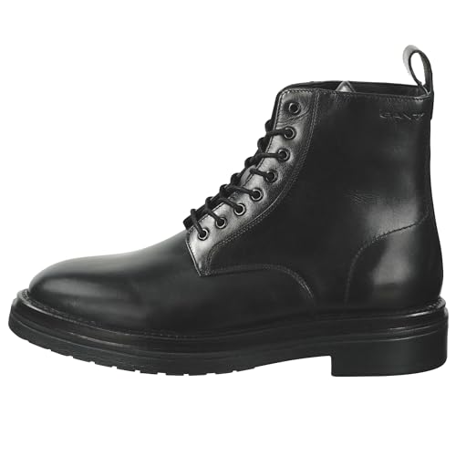 GANT FOOTWEAR Herren BOGGAR Stiefelette, Black, 44 EU von GANT FOOTWEAR