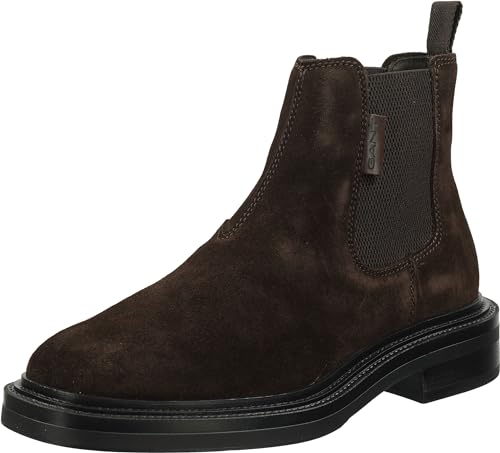 GANT FOOTWEAR Herren FAIRWYN Chelsea-Stiefel, Dark Brown, 41 EU von GANT FOOTWEAR