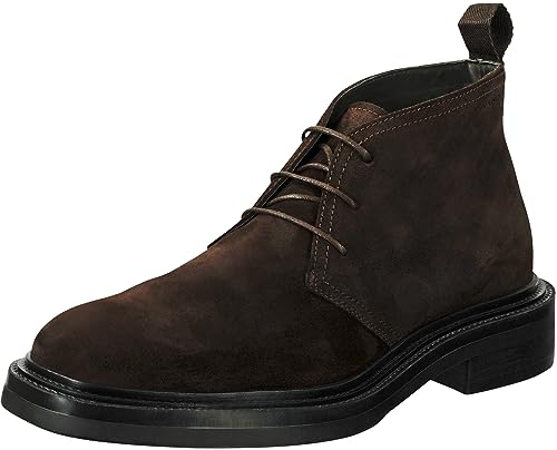 GANT FOOTWEAR Herren FAIRWYN Stiefelette, Dark Brown, 43 EU von GANT FOOTWEAR