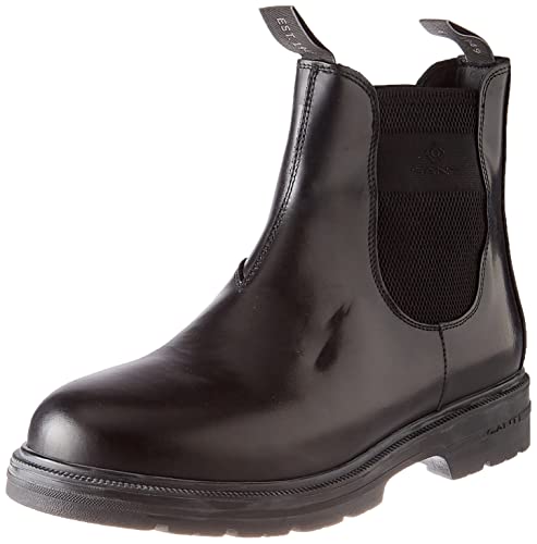 GANT FOOTWEAR Herren GRETTY Chelsea-Stiefel, Black, 41 EU von GANT FOOTWEAR