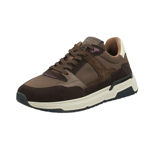 GANT FOOTWEAR Herren JEUTON Sneaker, Dark Brown, 42 EU von GANT FOOTWEAR