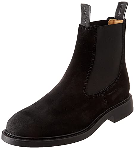 GANT FOOTWEAR Herren MILLBRO Chelsea-Stiefel, Black, 44 EU von GANT