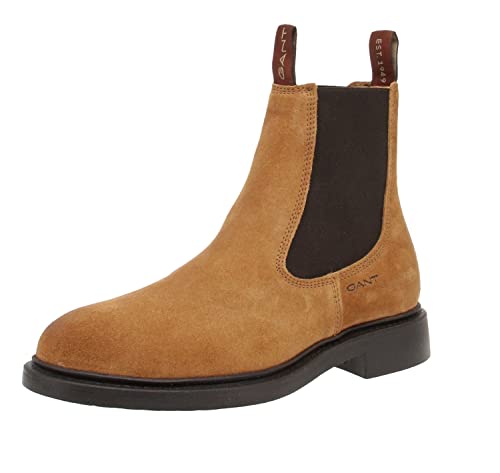 GANT FOOTWEAR Herren MILLBRO Chelsea-Stiefel, Tobacco Brown, 43 EU von GANT