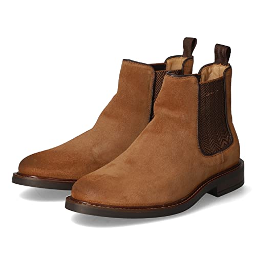 GANT FOOTWEAR Herren ST Akron Chelsea-Stiefel, Cognac, 41 EU von GANT FOOTWEAR