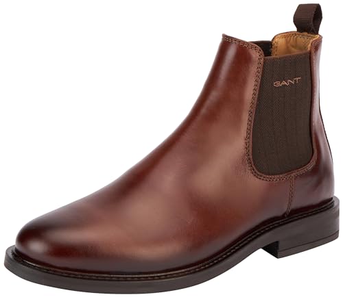 GANT FOOTWEAR Herren ST FAIRKON Chelsea-Stiefel, Cognac, 43 EU von GANT FOOTWEAR