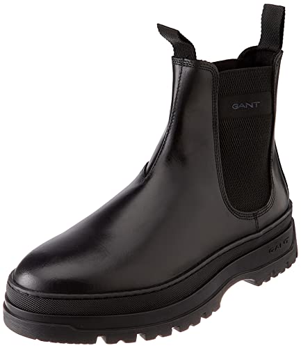 GANT FOOTWEAR Herren ST Grip Chelsea-Stiefel, Black, 41 EU von GANT FOOTWEAR