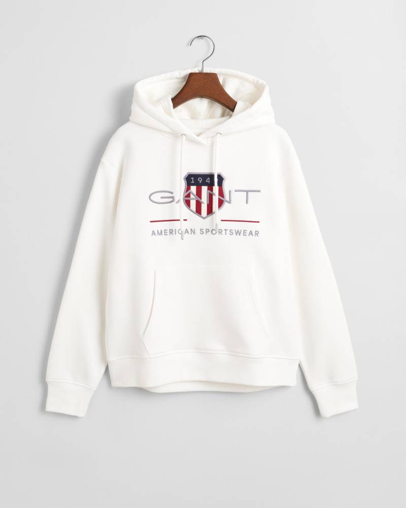 GANT - Archive Shield Hoodie eggshell - Gr. - S von GANT
