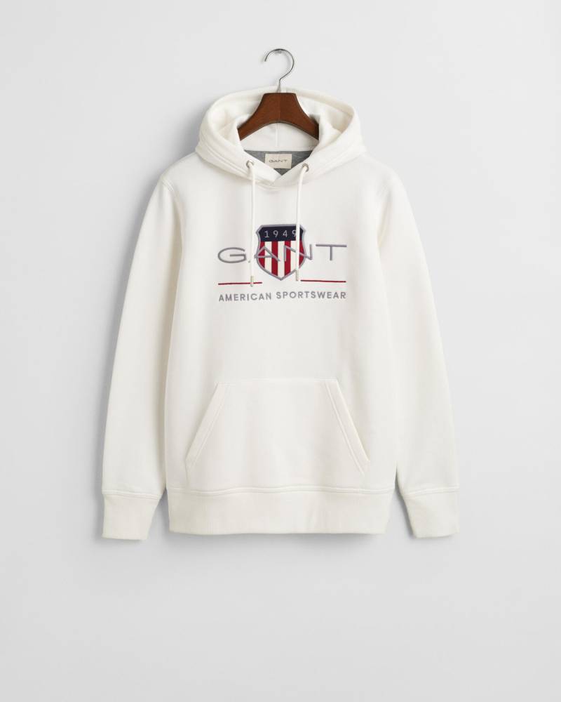 GANT - Archive Shield Hoodie eggshell - Gr. - XXL von GANT