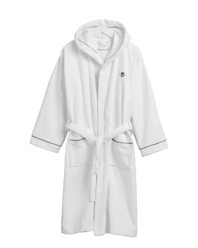 GANT Bademantel Farbe WHITE Größe XS Uni Einfarbig von GANT