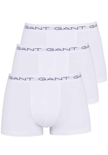 GANT Boxershorts Gummibund mit Logoschriftzug 3er Pack weiß Größe S GANT Boxershorts Gummibund mit Logoschriftzug 3er Pack weiß Größe S von GANT