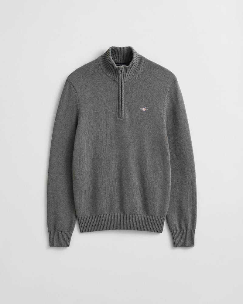 GANT - Casual Troyer aus Baumwolle dark grey melange - Gr. - XXXL von GANT