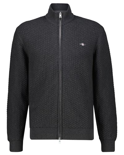 GANT Cotton Texture Zip Cardigan von GANT