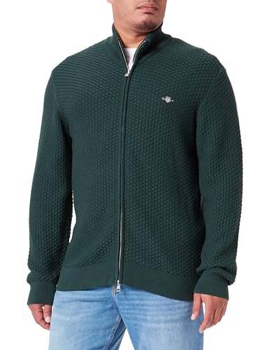 GANT Cotton Texture Zip Cardigan von GANT