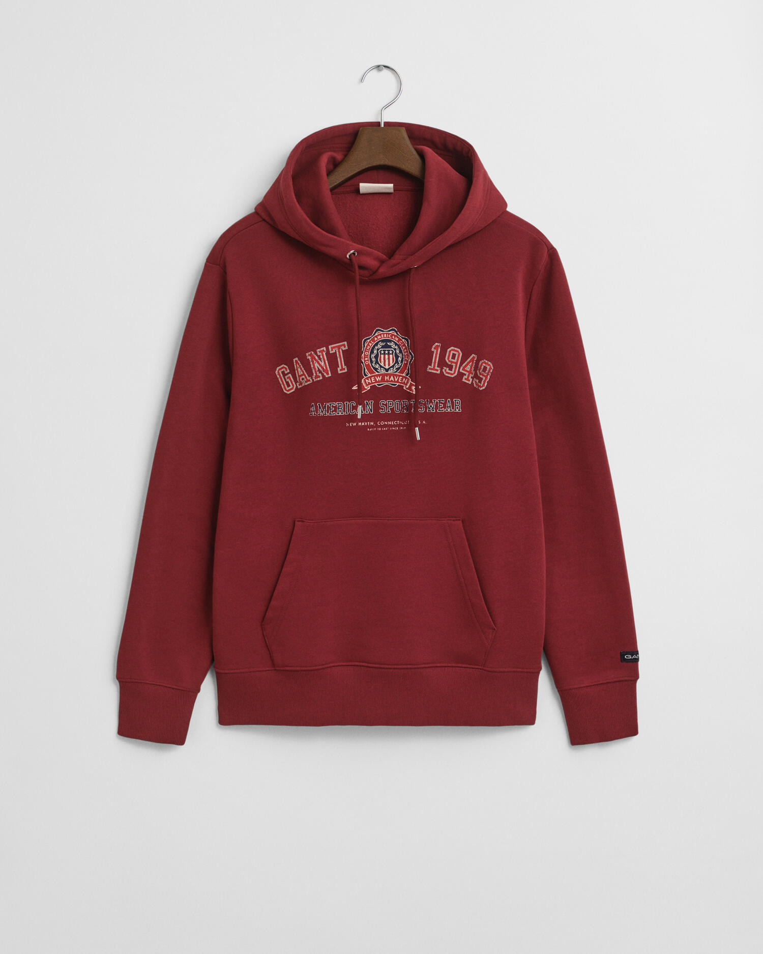 GANT - Crest Graphic Hoodie plumped red - Gr. - XXL von GANT