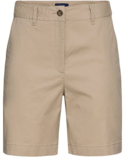 GANT Damen Chino Klassische Shorts, Dry Sand, 36 von GANT