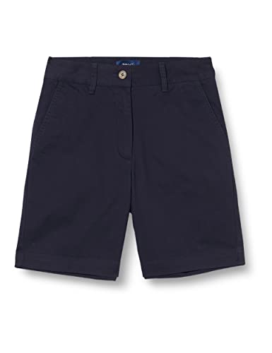 GANT Damen Chino Klassische Shorts, Evening Blue, 40 von GANT