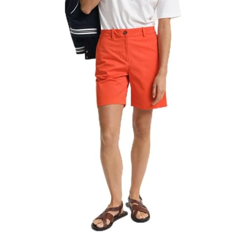 GANT Damen Chino Klassische Shorts, Marled RED, 40 von GANT