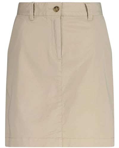 GANT Damen Chino Skirt Rock, Dry Sand, 34 von GANT