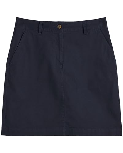 GANT Damen Chino Skirt Rock, Evening Blue, 36 von GANT