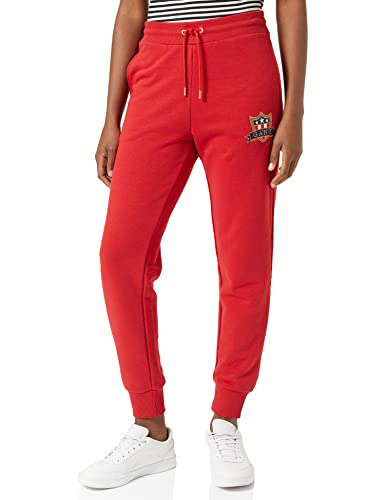 GANT Damen D1 Banner Shield Sweat Pants Hose, Ruby RED, S von GANT