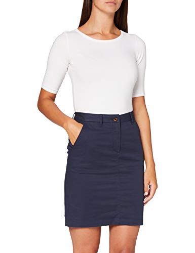 GANT Damen D1. Classic Chino Skirt Rock, Marine, 38 GANT Damen D1. Classic Chino Skirt Rock, Marine, 38 von GANT