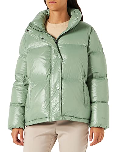 GANT Damen D1. Cropped DOWN Jacket, Kalamata Green, M von GANT