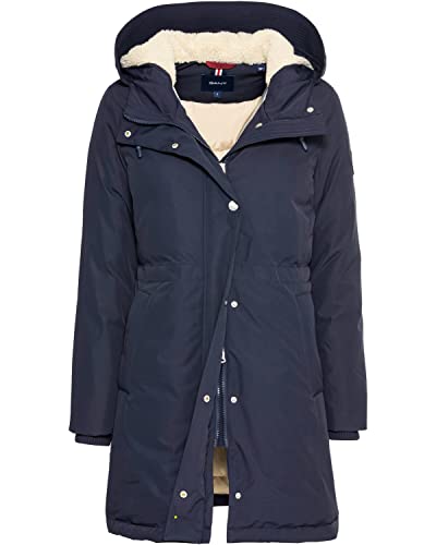 GANT Damen D1. Everyday Padded Parka, Evening Blue, M von GANT