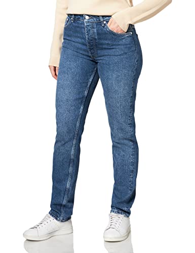 GANT Damen D2. Hayle Button Fly Jeans Freizeithose, MID Blue Worn IN, 34W / 30L von GANT