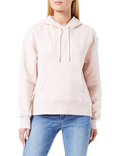 GANT Damen D2. Tonal Hoodie Kapuzenpullover, Silver Peony, M von GANT