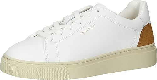 GANT Damen JULICE Sneaker, White/Cognac, 38 EU von GANT