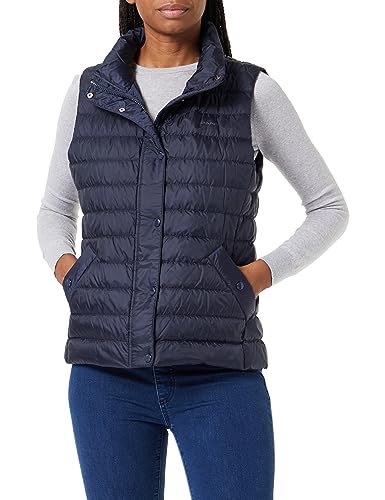 GANT Damen Light DOWN Gilet Weste, Evening Blue, S von GANT