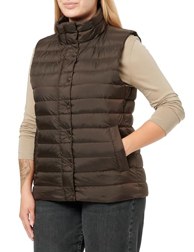 GANT Damen Light DOWN Vest Jacke, DEEP Brown, M von GANT