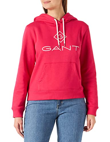 GANT Damen Lock UP Sweat Hoodie Kapuzenpullover, Sunset PINK, XS von GANT