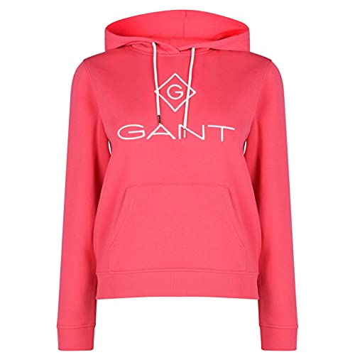 GANT Damen Lock UP Sweat Hoodie Kapuzenpullover, Watermelon RED, M von GANT