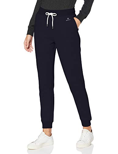 GANT Damen Lock UP Sweat Pants Freizeithose, Evening Blue, XXL von GANT