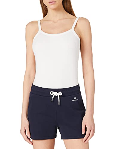 GANT Damen Lock UP Sweat Shorts, Evening Blue, XXL GANT Damen Lock UP Sweat Shorts, Evening Blue, XXL von GANT