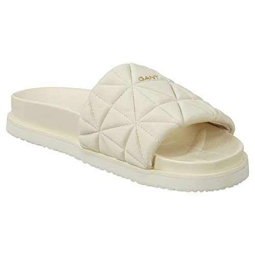 GANT Damen MARDALE Slipper, Cream, 42 EU GANT Damen MARDALE Slipper, Cream, 42 EU von GANT