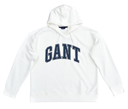 GANT Damen MD. Fall Hoodie Sweat Kapuzenpullover, Eggshell, M von GANT