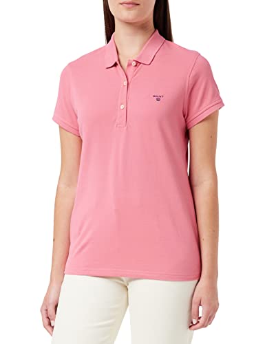 GANT Damen MD. Pique SS Rugger Polohemd, Rapture Rose, L von GANT