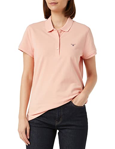 GANT Damen MD. Summer Pique Polohemd, Guava ORANGE, Standard von GANT