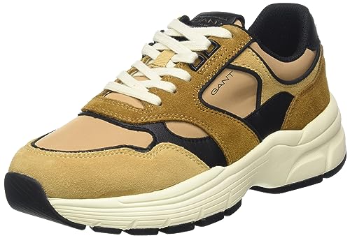 GANT Damen NEUWILL Sneaker, toffe beige/Black, 37 EU von GANT