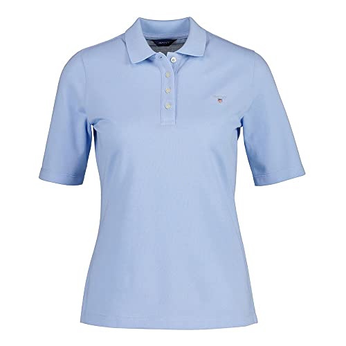 GANT Damen Originele Pique Polohemd, Waterfall Blue, L EU von GANT