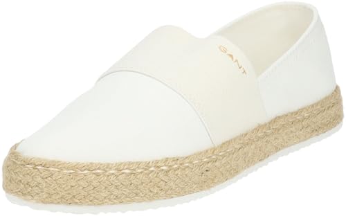 GANT Damen RAFFIAVILLE Slipper, Off White, 38 EU von GANT