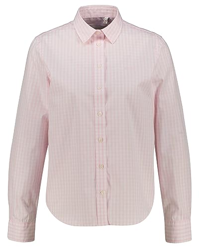 GANT Damen REG POPLIN Gingham Shirt Klassisches Hemd, Light PINK, Standard von GANT